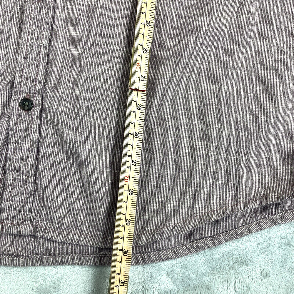 Prana Men's Casual Button Down Shirt - Light Brown - Picture 5 of 8